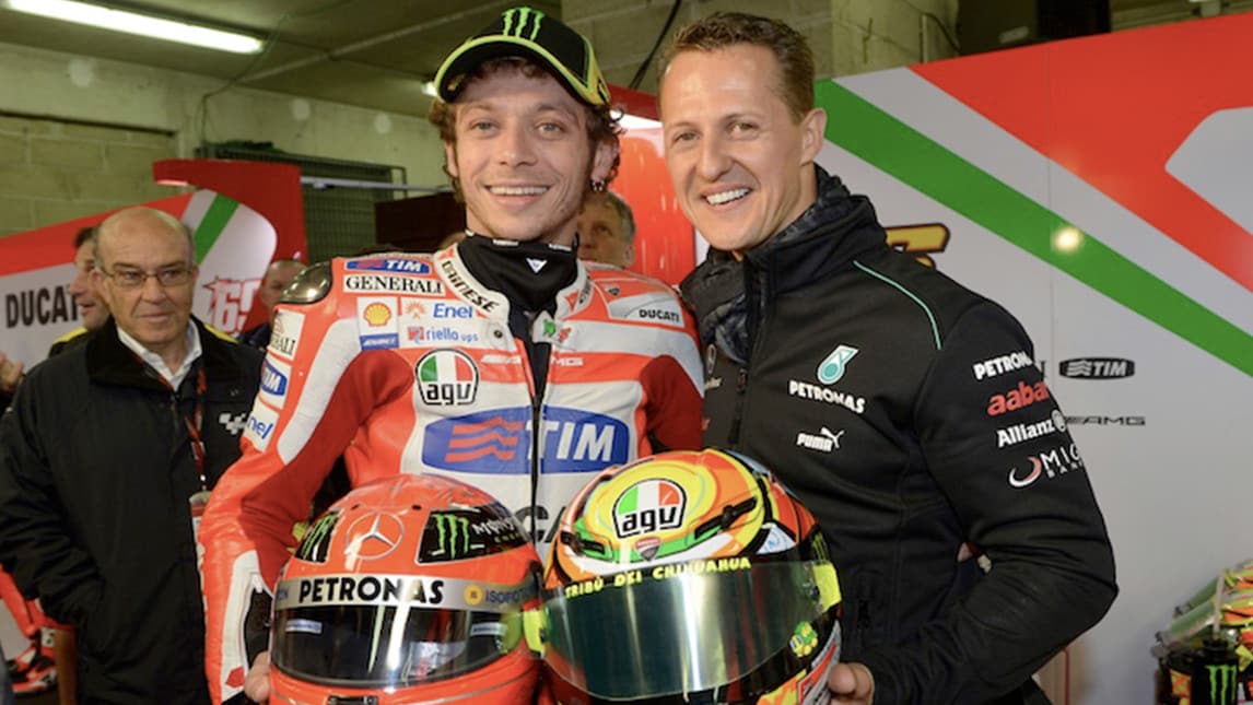 Mazzola (ex-Ferrari): 'Quella volta che Rossi sorprese Schumi…'