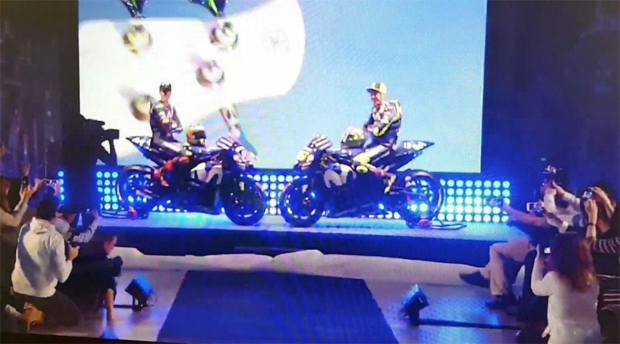LIVE YAMAHA: il momento dell'unveiling della M1 - VIDEO