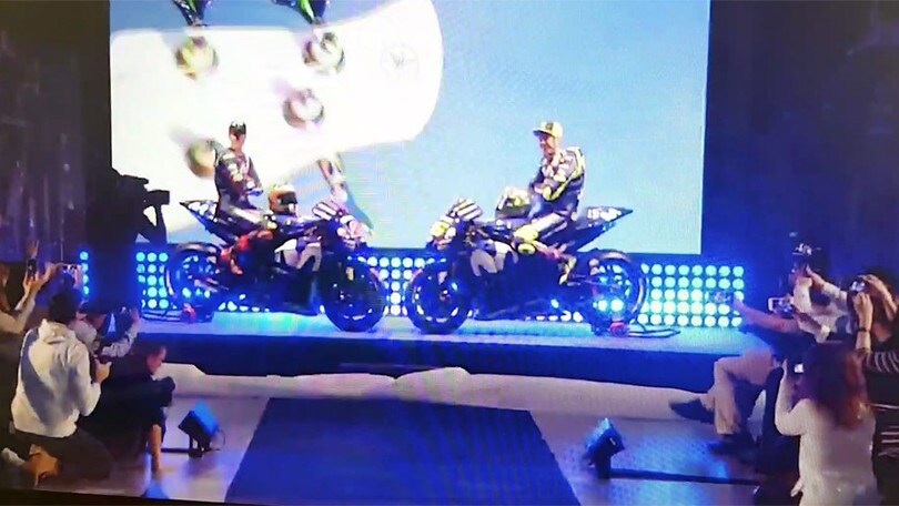 LIVE YAMAHA: il momento dell'unveiling della M1 - VIDEO