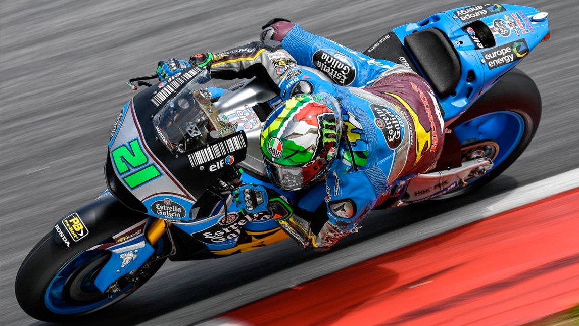 MotoGP, Morbidelli apprendistato con caduta