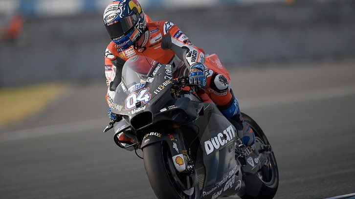 Test Thailandia, Dovizioso: "La velocità è buona..."