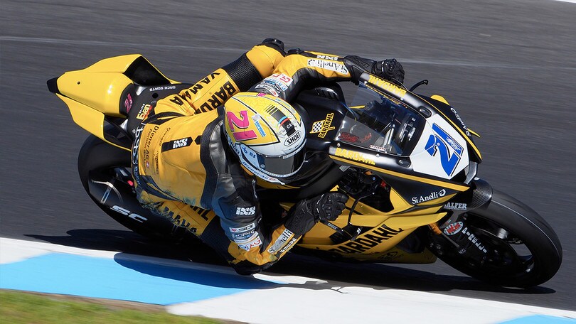 Test Supersport Australia: Krummenacher leader