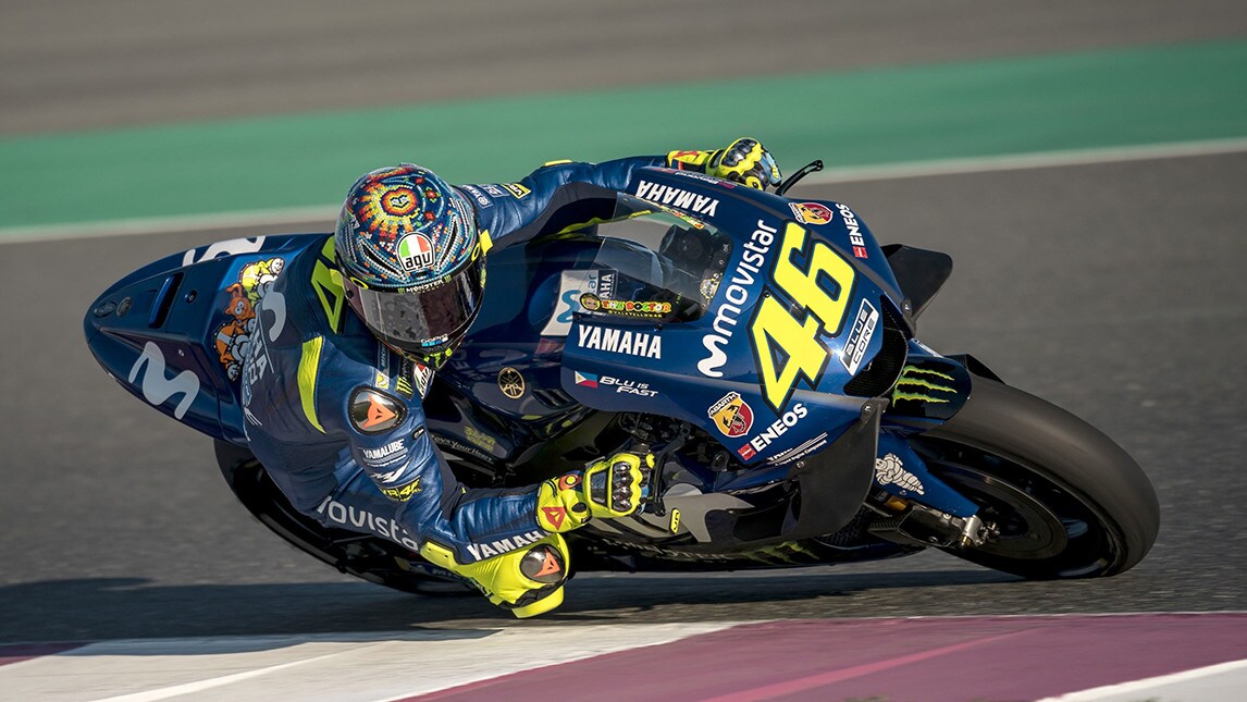 Test Qatar, Rossi: 'Continuiamo a soffrire con le gomme'