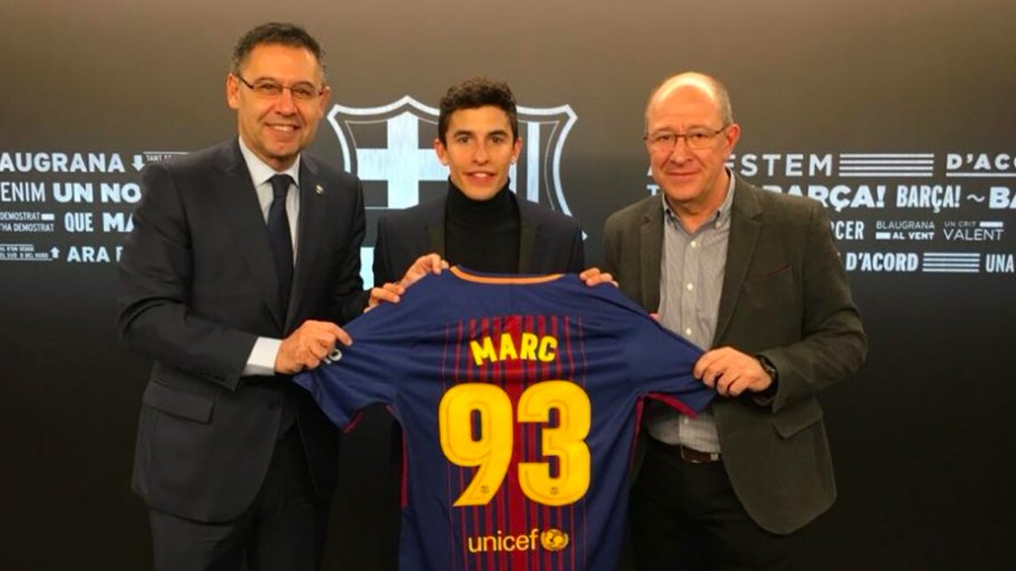 MotoGP: Marc Marquez e la passione per il calcio