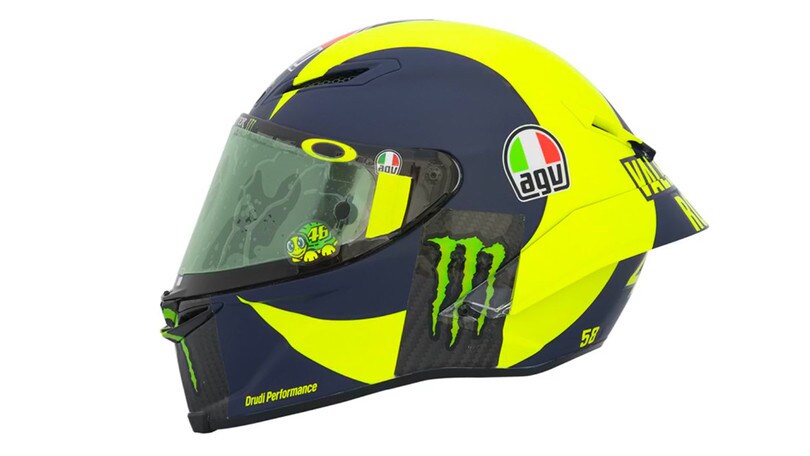 MotoGP Qatar: il nuovo casco di Valentino Rossi