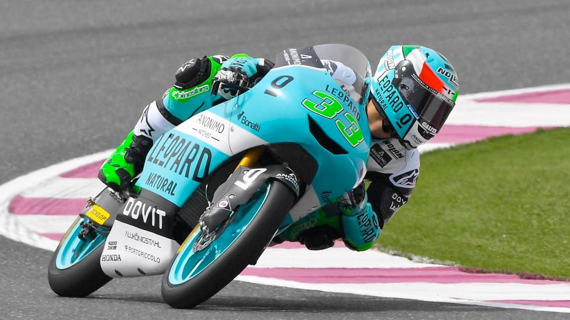 Qatar, Moto3: Bastianini leader delle prime libere