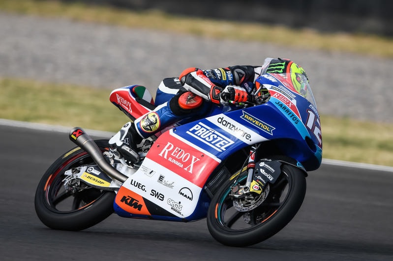 Argentina, gara Moto3: vittoria di Marco Bezzecchi