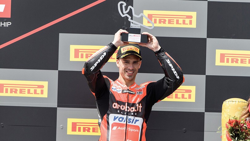 SBK Aragon, Melandri: 'Ho rischiato di cadere'