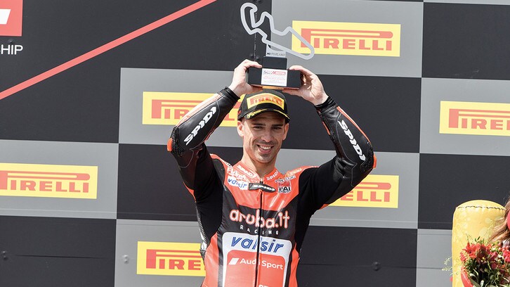 SBK Aragon, Melandri: 'Ho rischiato di cadere'