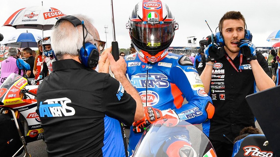 Moto2, Pasini penalizzato dalle gomme: “Avrei potuto essere più veloce”