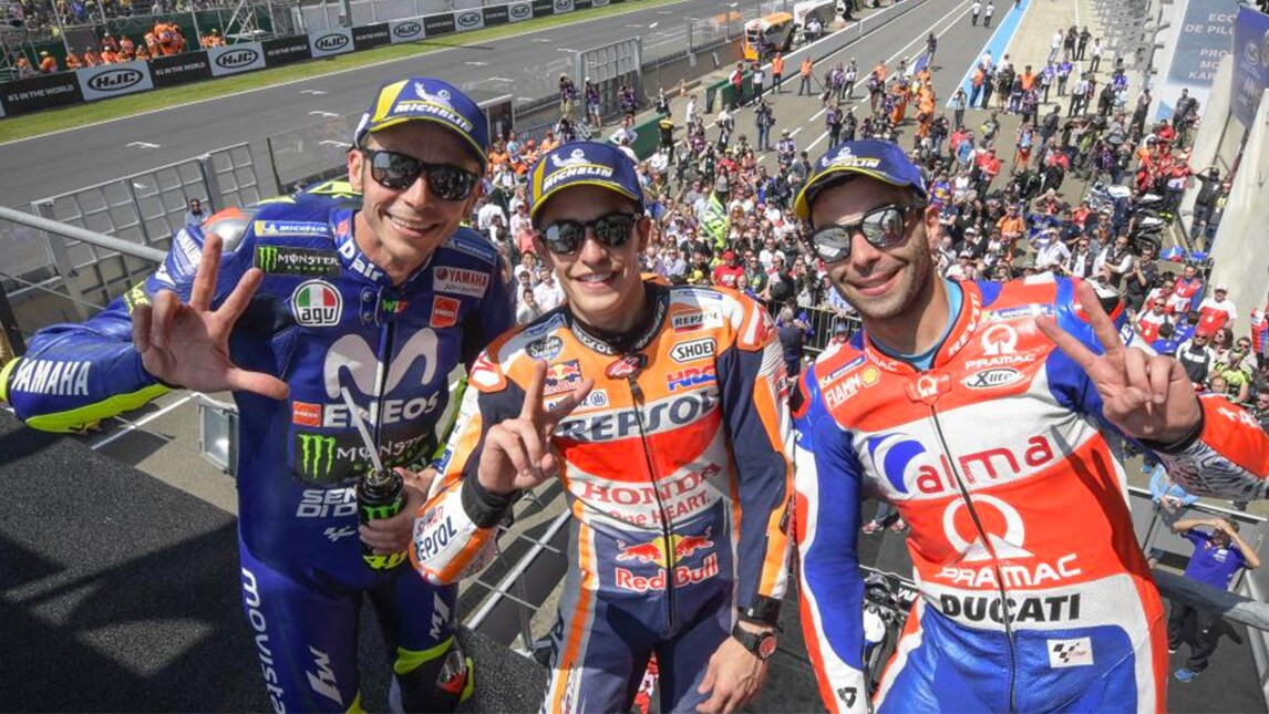 MotoGP Le Mans: Marquez vola, Dovi ancora giù