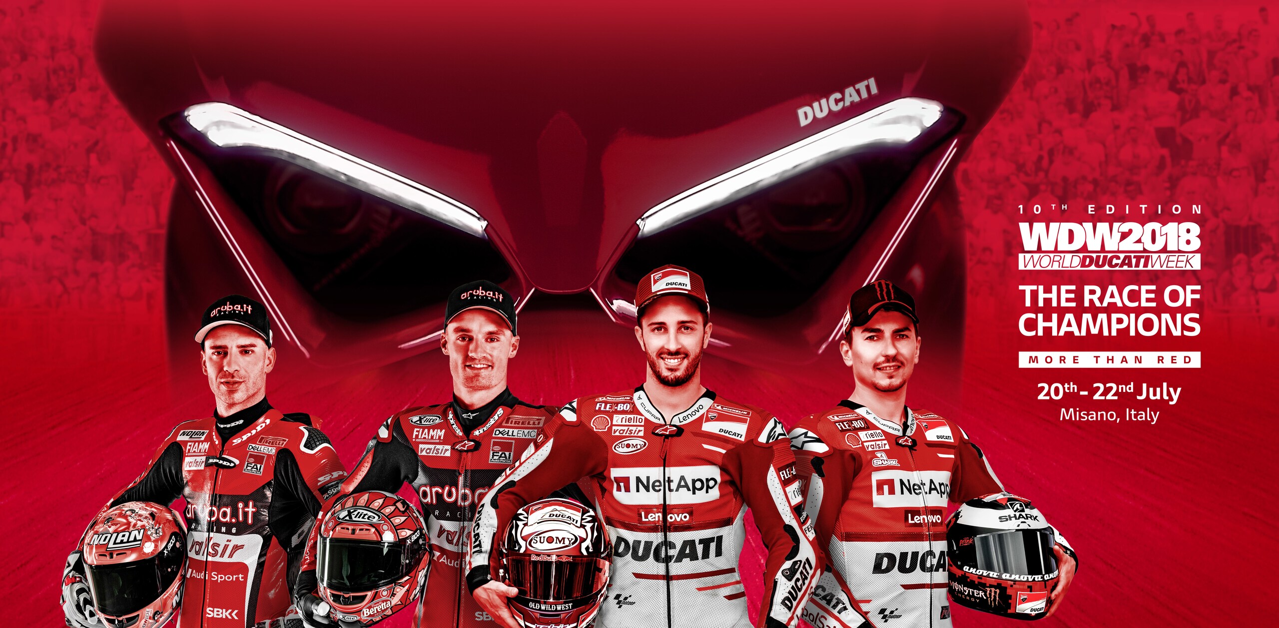 WDW 2018: i campioni Ducati si sfidano con la Panigale V4