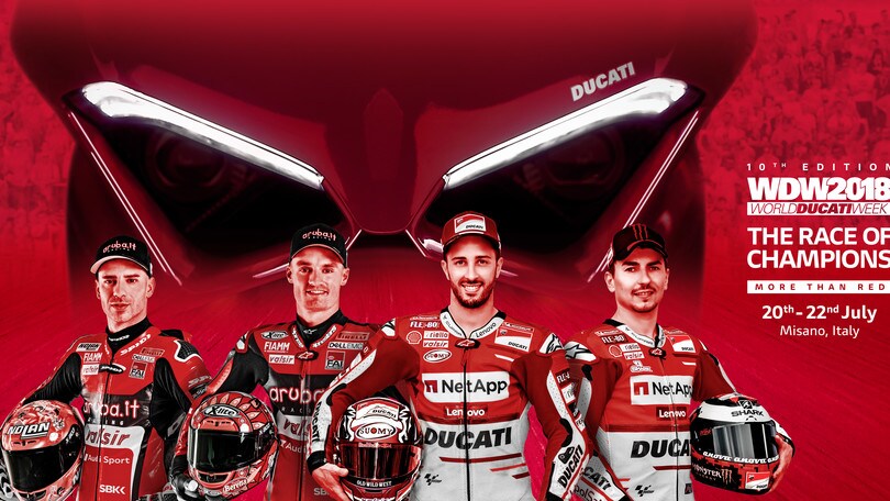 WDW 2018: i campioni Ducati si sfidano con la Panigale V4