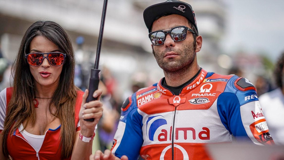 MotoGP, Petrucci: test con il botto