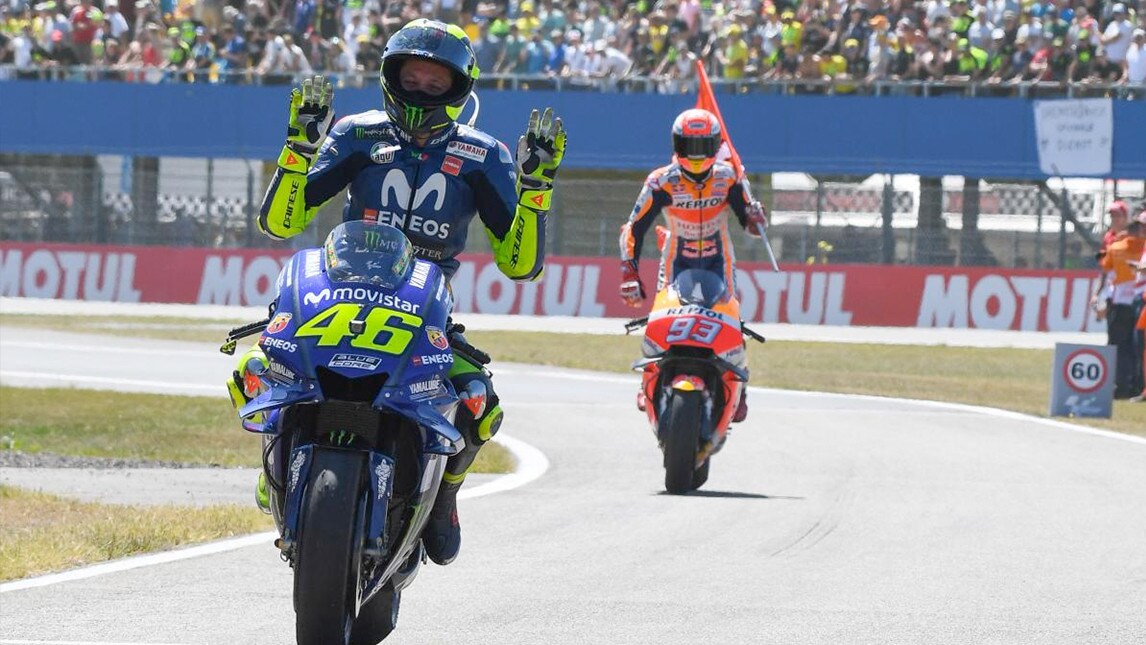 MotoGP Assen, Rossi su Dovizioso: "Sorpasso poco intelligente”