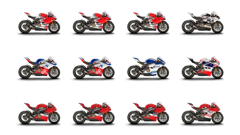Le Panigale V4 della Race of Champions all’asta su eBay