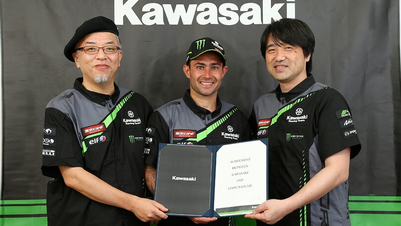SBK: Leon Haslam ufficiale Kawasaki