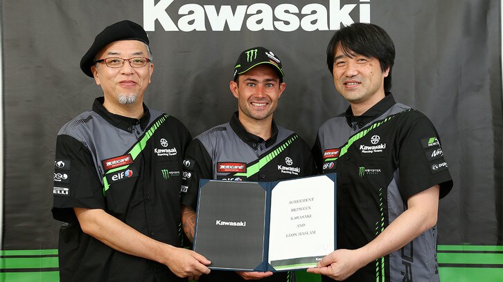 SBK: Leon Haslam ufficiale Kawasaki