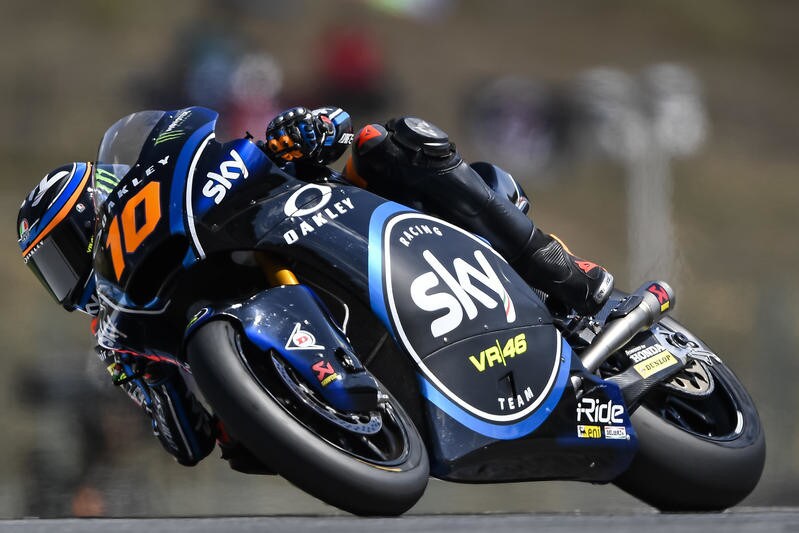 Qualifiche Moto2 Brno: prima pole per Luca Marini