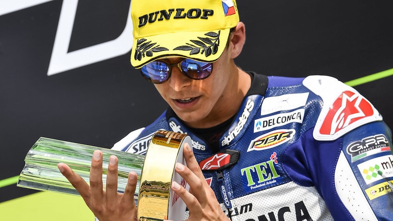 Moto3, olè Di Giannantonio: a Brno arriva il primo successo