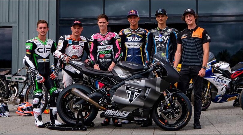 I piloti Moto2 “ospiti” di Triumph