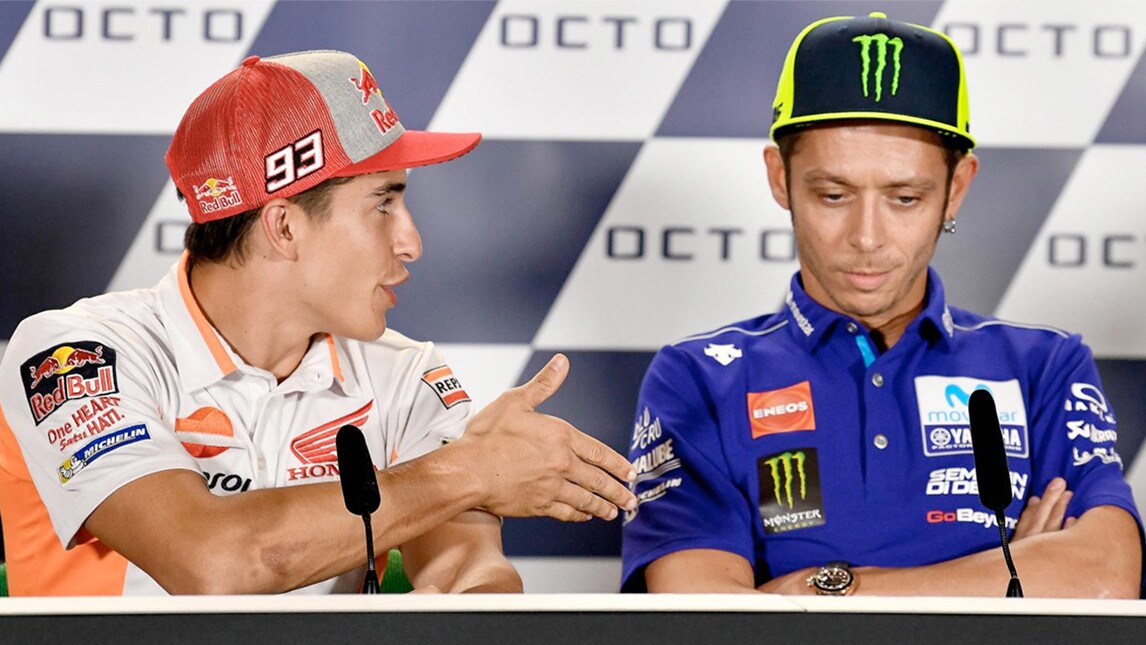 Rossi: “Non ho problemi con Marquez, non serve una stretta di mano”