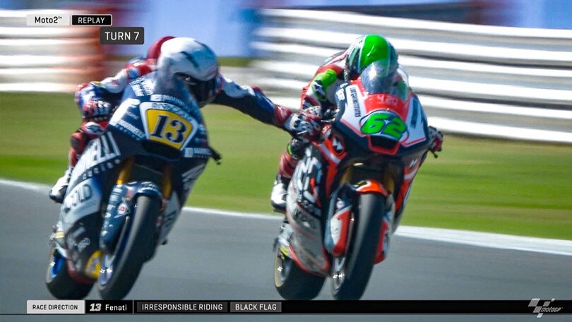 Moto2 Misano: due gare di squalifica per Fenati