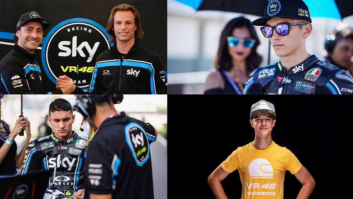 VR46 Team 2019: Bulega in Moto2, Vietti Ramos in Moto3