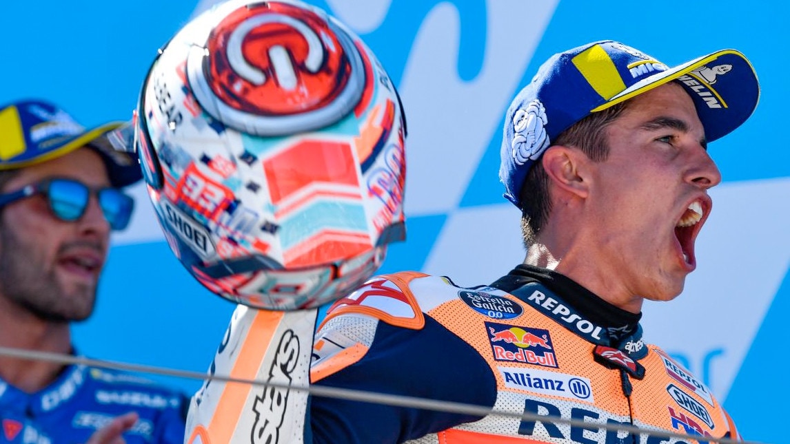 MotoGP Aragon: Lorenzo giù, Marquez su