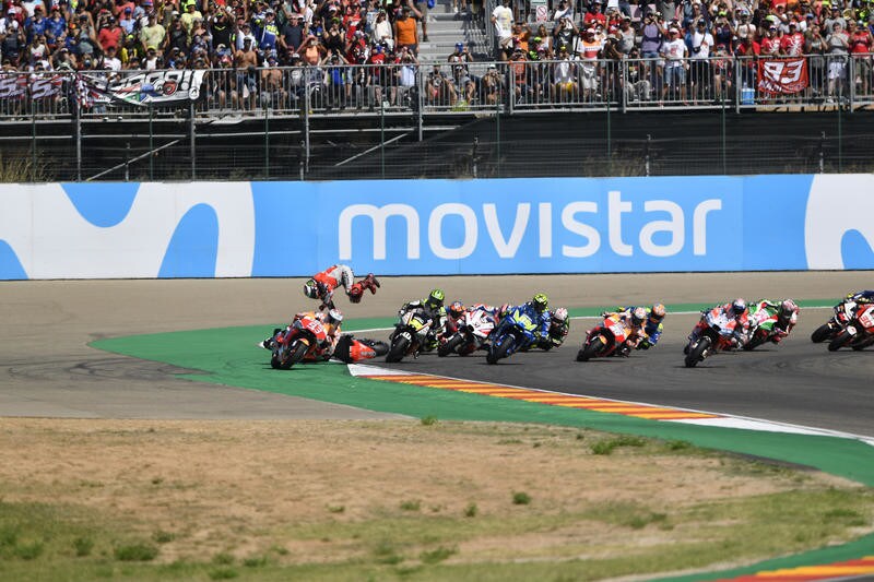 MotoGP Aragon, Lorenzo: “E’ colpa di Marquez"
