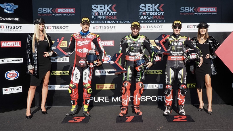 SBK: pole da record per Sykes a Magny Cours