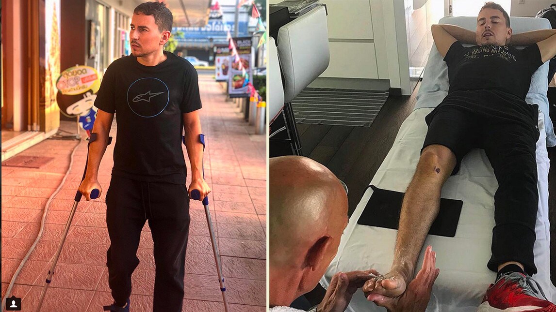 MotoGP Thailandia, Lorenzo: “Non so se riuscirò a mettere lo stivale…”