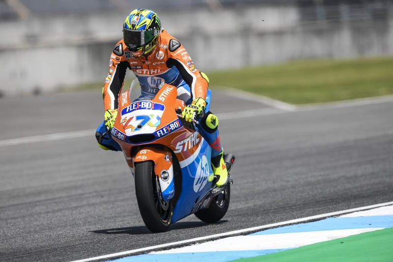 Qualifiche Moto2 Thailandia: Baldassarri in pole