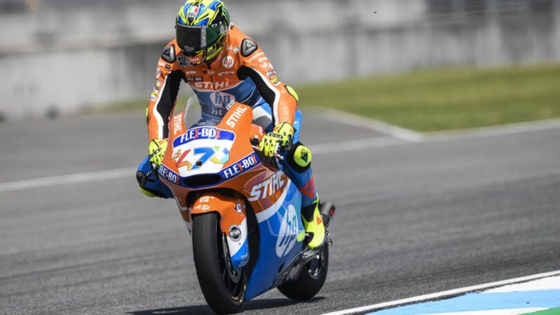 Qualifiche Moto2 Thailandia: Baldassarri in pole