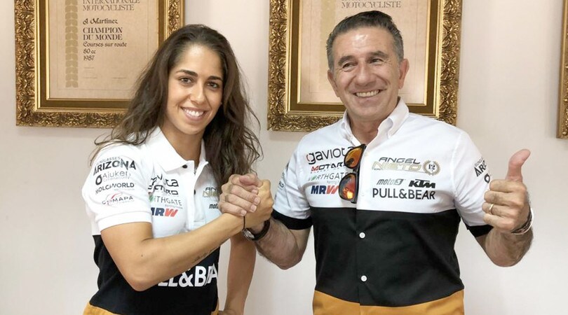 Maria Herrera in MotoE con il Team Nieto