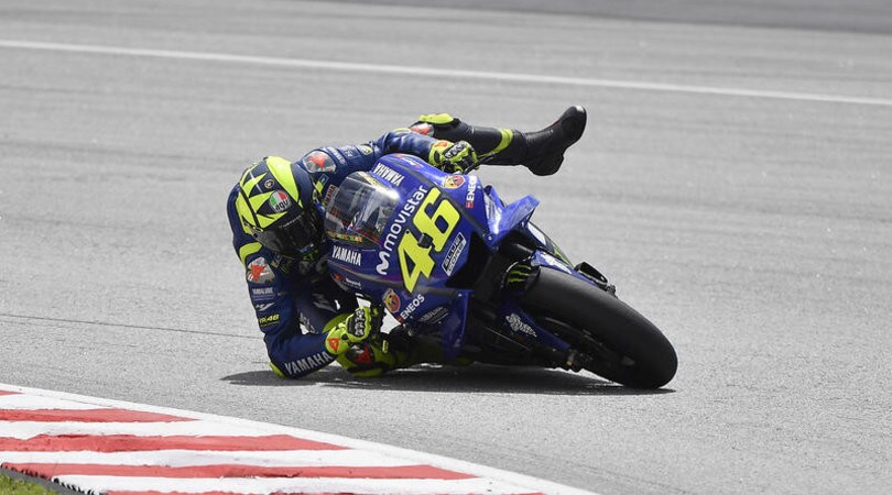 Rossi, la caduta - FOTOSEQUENZA