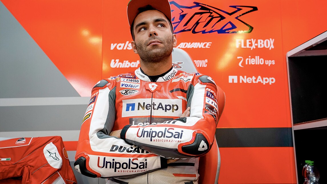 Test Valencia, Petrucci: “La Ducati ufficiale non è una rivoluzione”