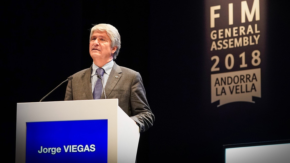 Jorge Viegas eletto presidente della FIM