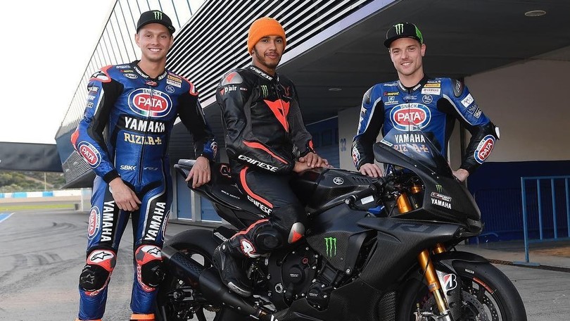 Hamilton, Jerez in sella: week end su Yamaha per Lewis Hamilton, Jerez in sella: week end su Yamaha per Lewis