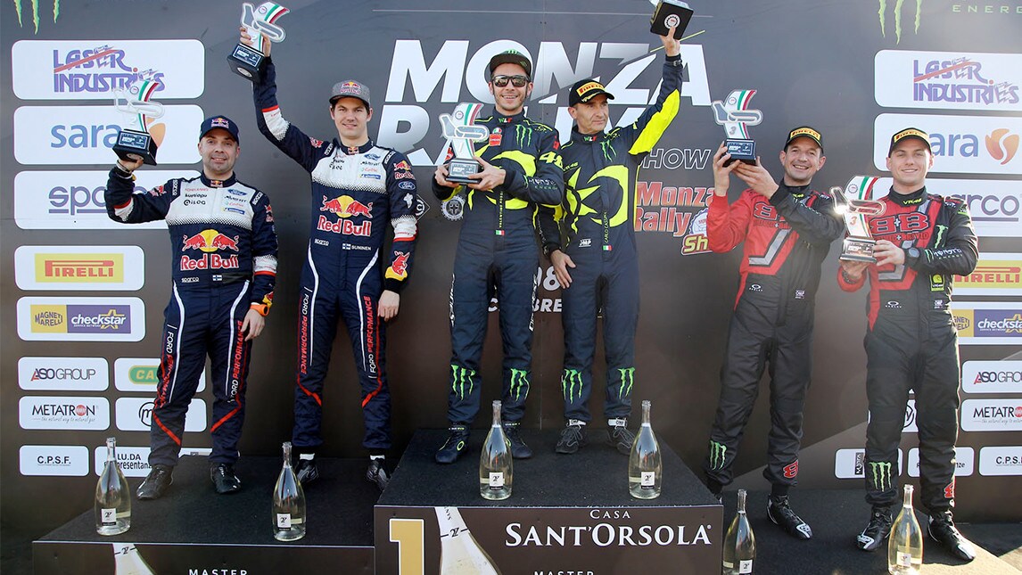 Rossi da record al Monza Rally Show