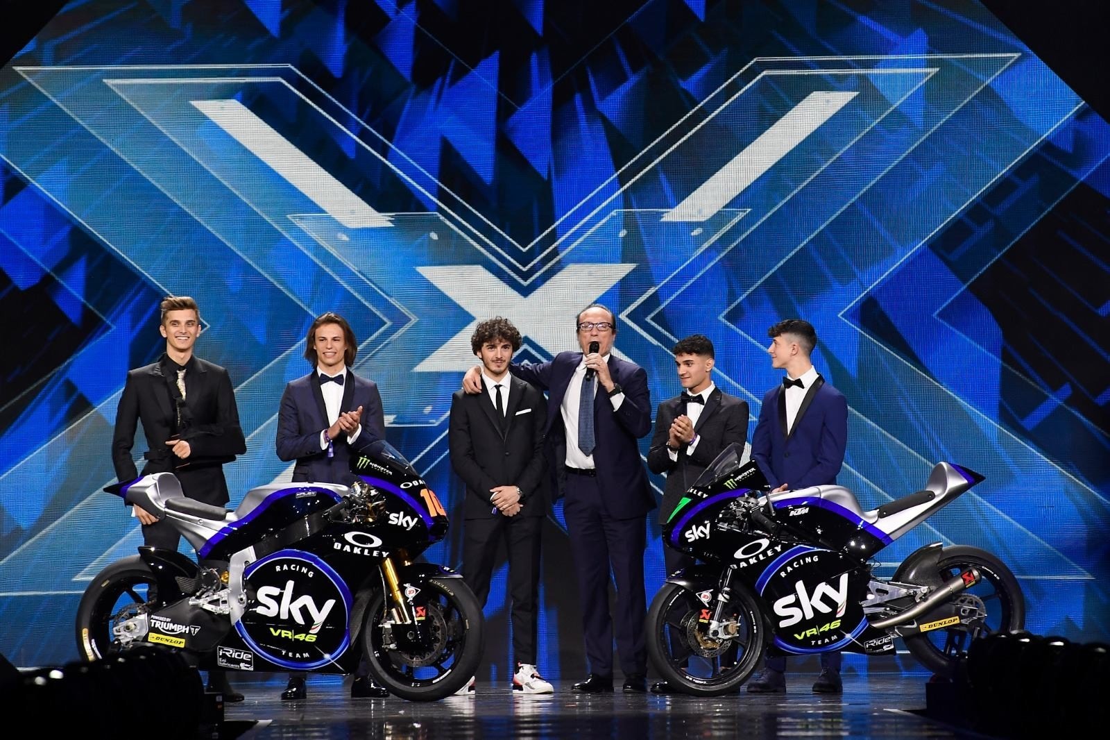 Sky Racing Team VR46 presenta le grafiche 2019 a X Factor