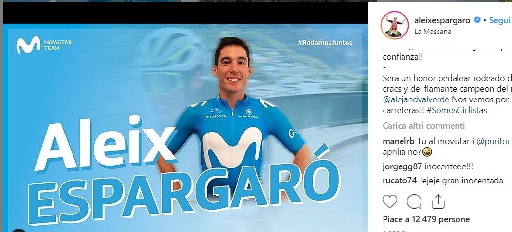 Aleix Espargarò lascia la MotoGP per il ciclismo: ma è uno scherzo