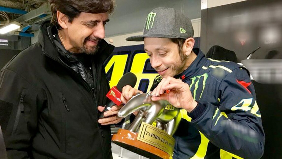 Zero vittorie: a Rossi il Tapiro di Striscia