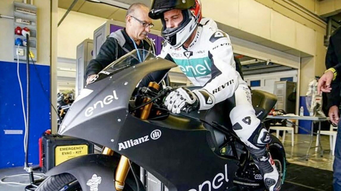 MotoE: Luciano e Thomas Betti con Cecchinello
