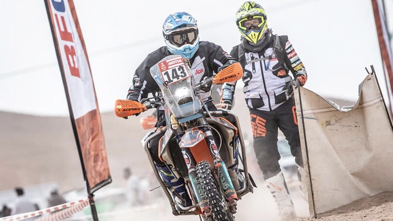 Dakar: Dutto riammesso alla gara, ma è tardi
