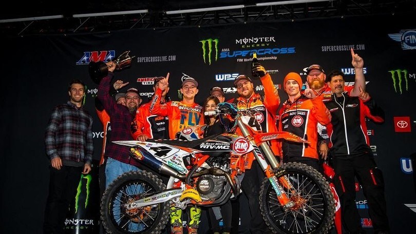 Supercross, l'impresa del privato Baggett