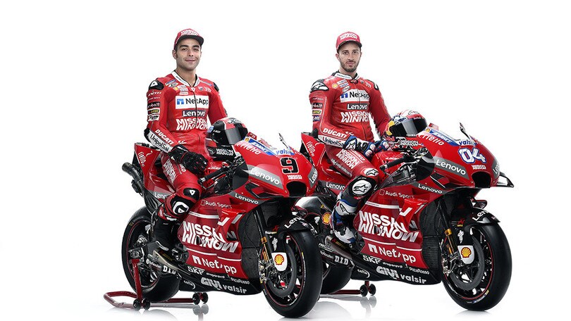 Ducati Desmosedici GP19: total red - LE FOTO