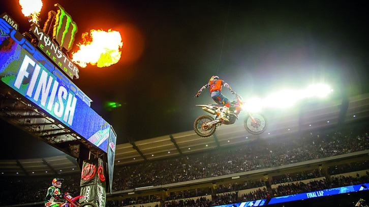 Il Supercross delle sorprese promuove Webb
