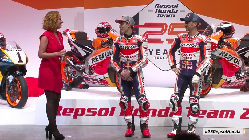 MotoGP: Honda svela le moto di Marquez e Lorenzo - LE FOTO