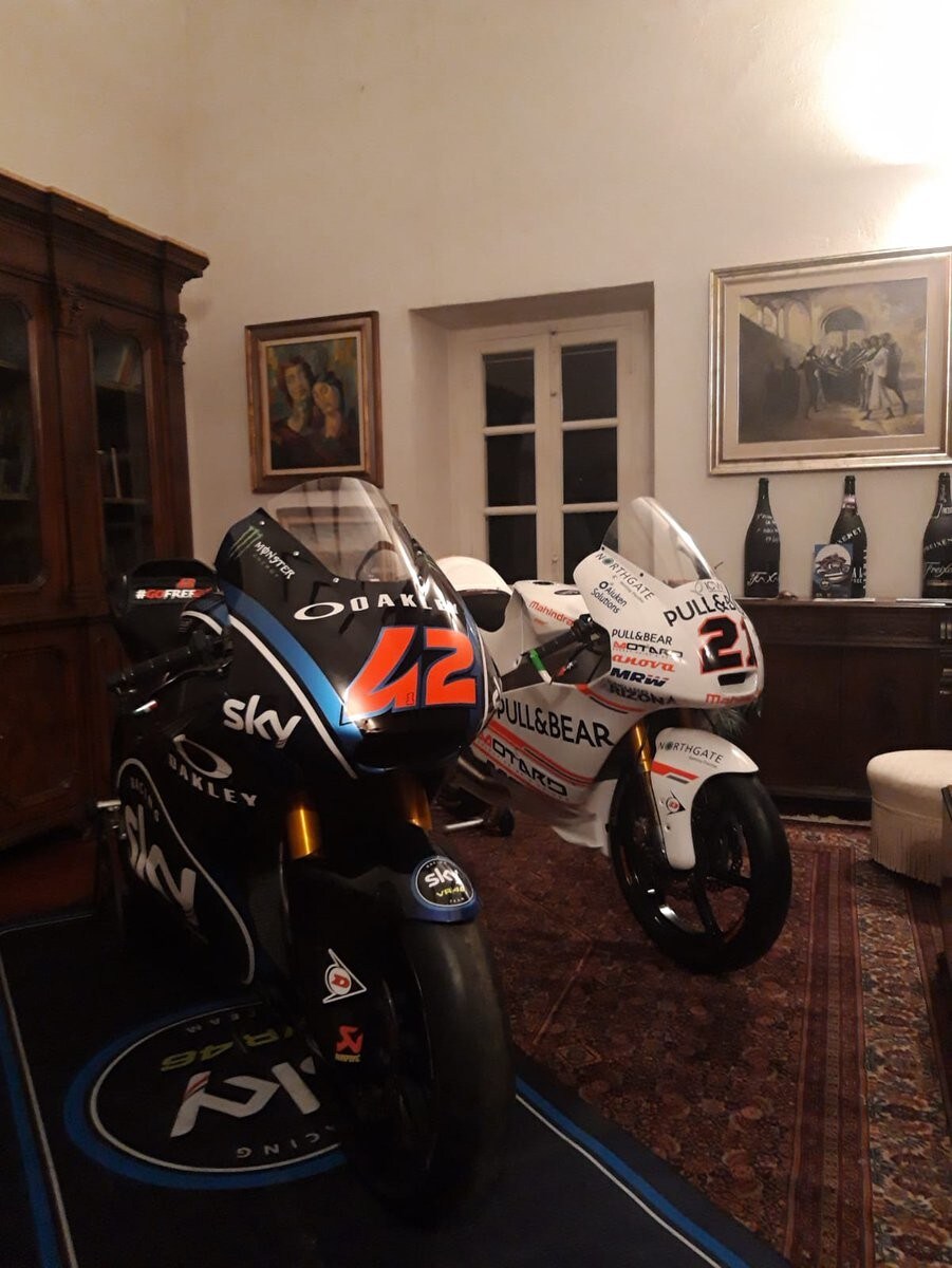 La Kalex a casa Bagnaia